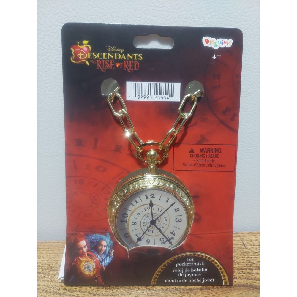 Disguise Large Costume Pocket Watch Ages 4+ New on Card School Plays NON WORKING